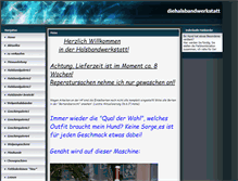 Tablet Screenshot of diehalsbandwerkstatt.de